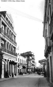 ANCIENNE TIARET  RUE ALBERT SOLER 1930
