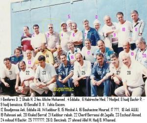 les vétérans de la J S Mouzaia