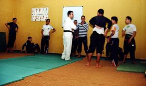 Ighil-Igoulmimene. Une séance d'entrainement le corps et la volonté sont là!