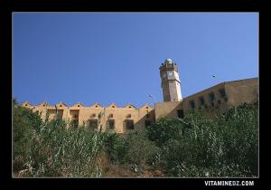 Mosquée Tobbana, vue du oued Ain Sefra