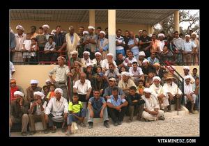 Spectateurs de la Fantasia à la Waada de Sidi Yahia