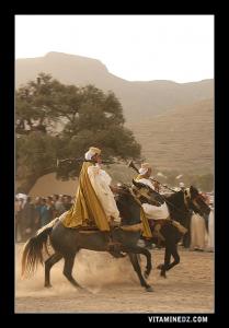 Cavaliers de Laachach à la Waada de Sidi Yahia