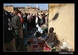 Marché le jour de la waada de Sidi Mhamed Benawda