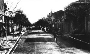 Trézel vers 1910. La Rue Gambetta