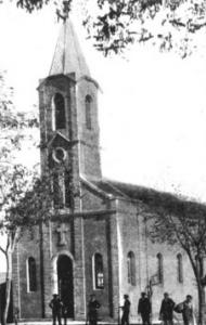 Trézel vers 1910. L'église Saint Michel