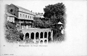Le temple Maçonnique à côté du cinéma Alhambra
