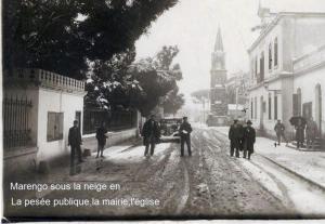 Marengo sous la neige