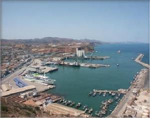 Vue générale du port de Ghazaouet