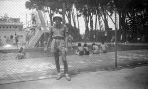 Sidi Belabbès, la piscine juillet 55