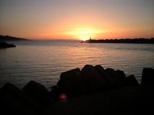 Coucher de soleil à Ténes