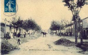 Montagnac, boulevard national