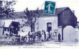 Montagnac, l'arrivée du courrier