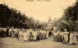 Lourmel, la place et la fontaine