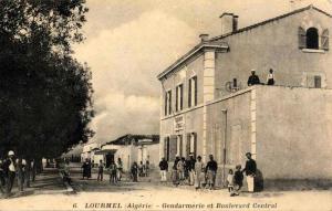 Lourmel, La gendarmerie du début de siècle (cpa Bernard Robert)