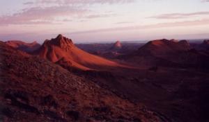 Le plateau de l'Assekrem au nord de Tamanrasset