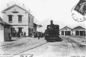Ain taya, l'arrivée d'un train