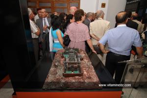 Maquettes et photos a l'expo des échanges intellectuels entre Béjaia et Tlemcen