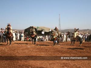 Cavaliers à la Waada d'El Gor, daïra de Sebdou