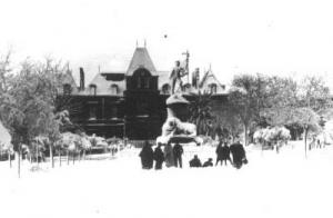 بلدية سعيدة تغطيها الثلوج