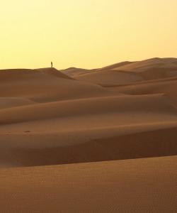 Dawn of a new day, Sahara