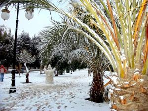 neige à laghouat
