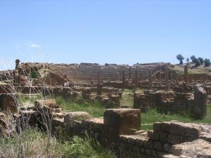 Timgad, le théâtre romain.