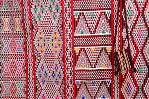 Motis chaoui sur tapis