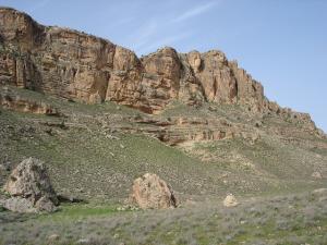 Roches entre Beni Farah and Moulia, Aures