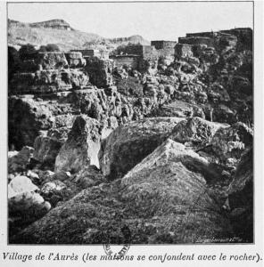 Houses on rocks, Ah Frah, Aures, Algeria, c. 1906