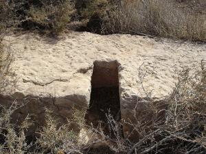 Remains of an ancient olive press in Gacha, Ah Frah