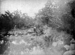 Femmes lavant, Ah Frah, 1891, by Auguste Le Masquerier