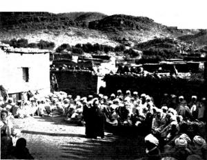 Dancing at a wedding, Ah Frah, 1913, by Melville William Hilton-Simpson