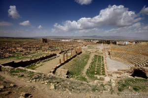 Timgad, vue sur le site (Algeria)