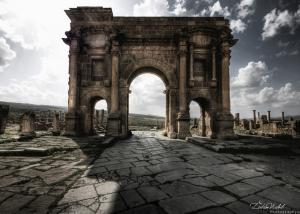 The arch of Trajan - Timgad, Algeria