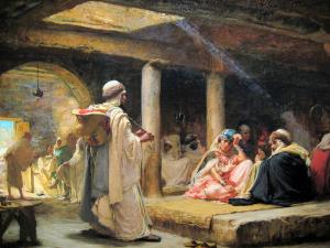 Café de Biskra, Frederick Arthur Bridgman, 1884
