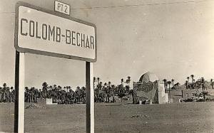 Colomb Bechar ancienne plaque