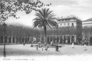 Blida-Place d'Armes début du XX siècle