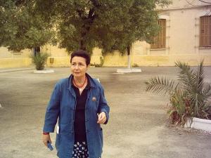 Sebbar Leila (romancière) au lycée El Feth de Blida