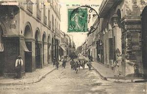 Blida la rue d'Alger