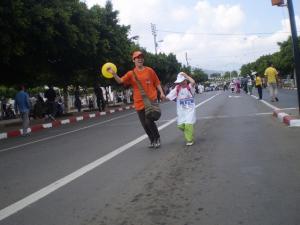 Semi marathon à  Blida et Course pour Enfants Trisomiques