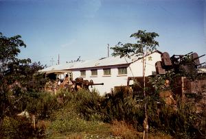 03.1963 Blida Half track M.12 et canon de 40 prèt pour un départ en campagne