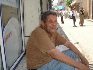 Badja, ancien cycliste et peintre à  la retraite