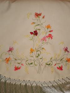 Détail de l'écharpe