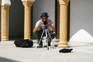 Groupe   le club Algérien de la photographie à  Médéa  à  dar el Emir Abdelkader