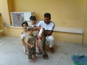 le loup de mer la même tailles que son fils