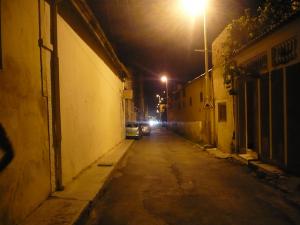 Rue Prado la nuit