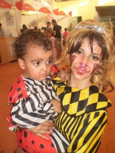 Clown mère et fille