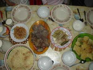 Menu de veille de Mawlid