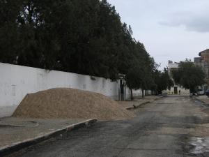 Une des rares écoles à  demeurer en chantier