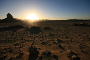 Levé de soleil vers Tamanrasset